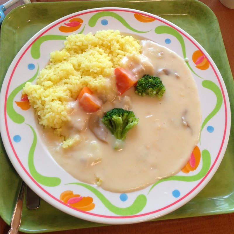 モーモーライス(さんかくぼうし)