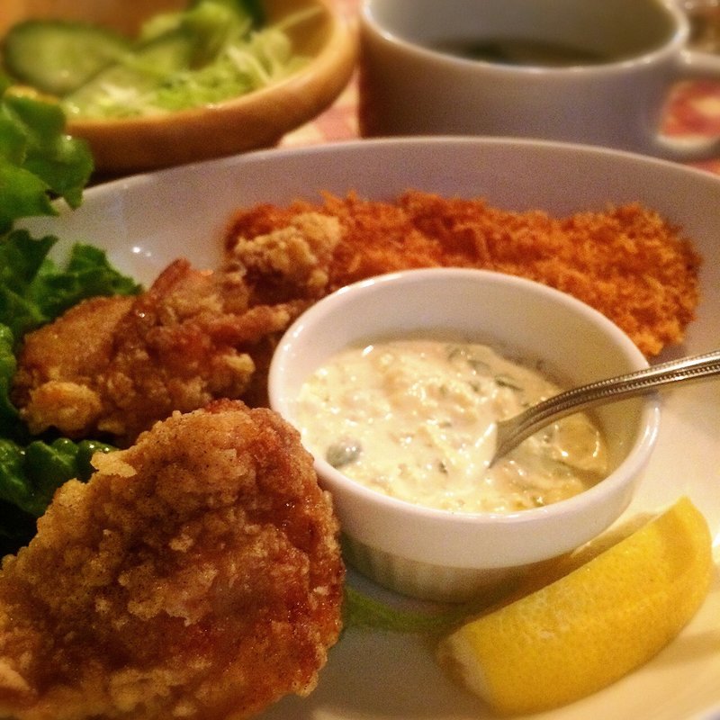 サーモンフライ定食(Tocagee)