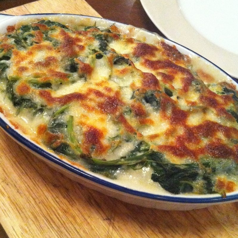 ほうれん草のグラタン(Fahrenheit 600°)