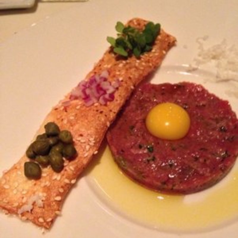 Maui Cattle Co beef tartare(Alan Wong’s Restaurant)