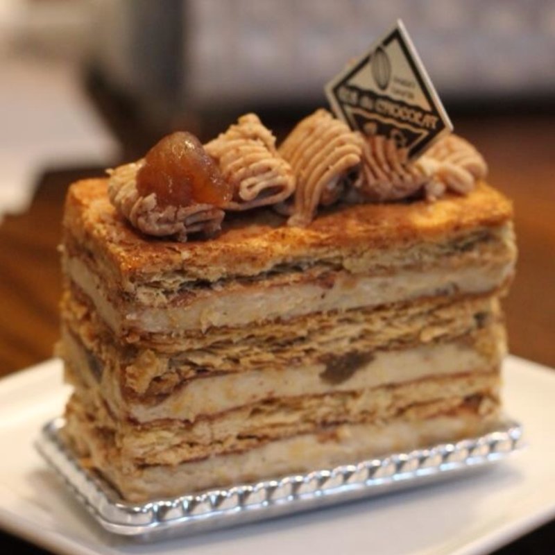 栗のミルフィーユ(イルド ショコラ)