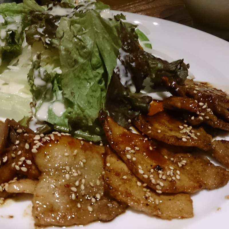 豚カルビランチ(焼肉かやらん センター南駅前店)