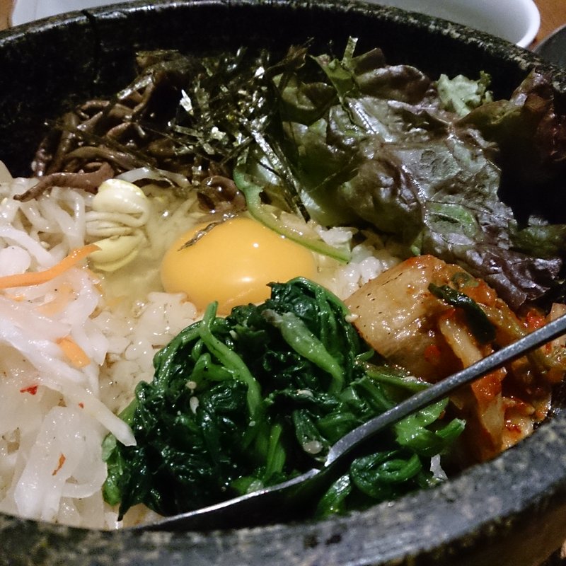 石焼きビビンバランチ(焼肉かやらん センター南駅前店)