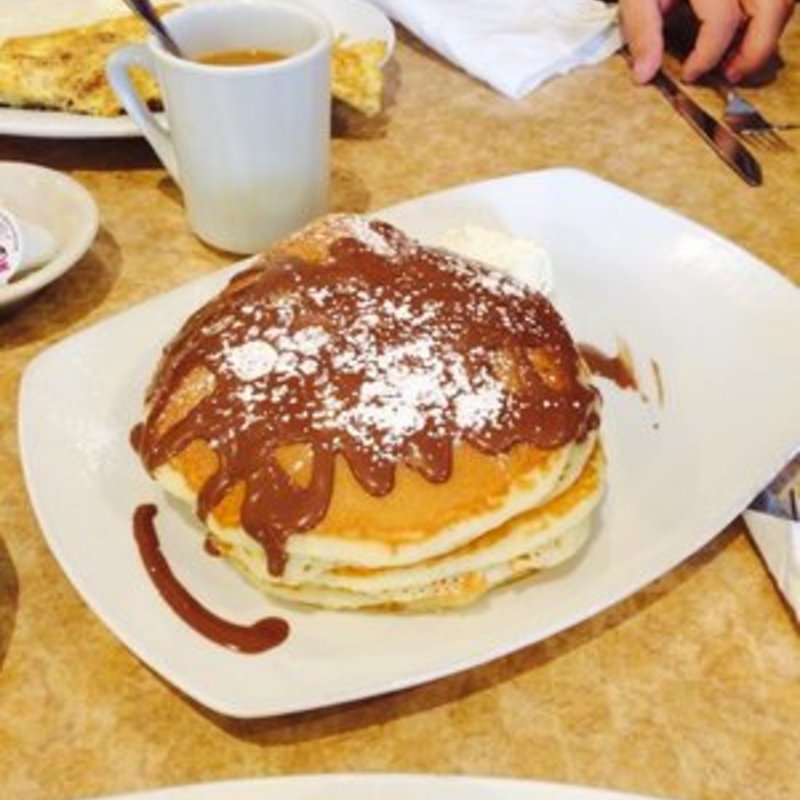 Nutella Pancakes(Brownstone Diner )