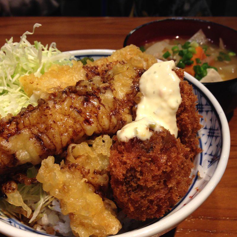 日替わり天丼(ぼんてん漁港 一番町芭蕉の辻店 )