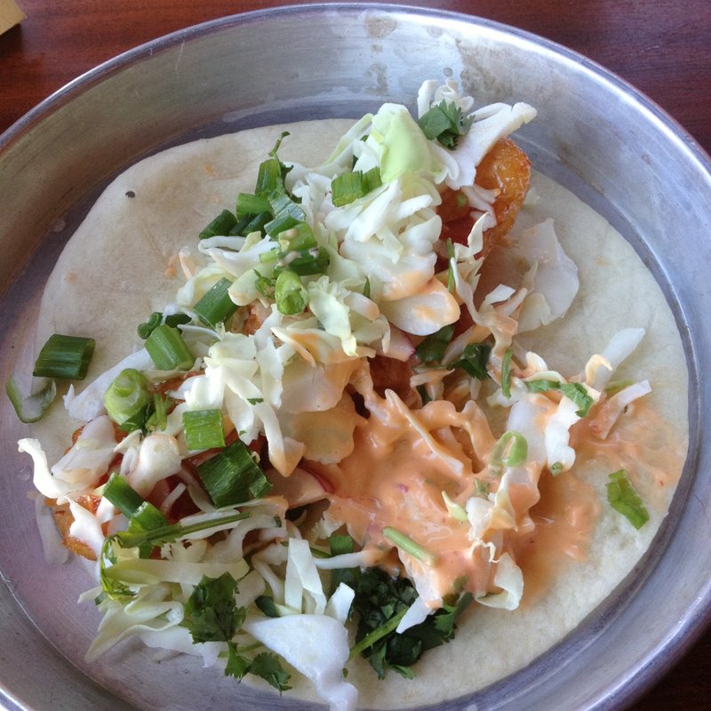 Thai風　Shrimp Taco(Taco Mamachita)