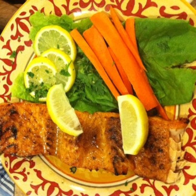 Grilled Salmon(Brownstone Diner )