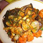 Squid ink seafood pasta(Sabrina’s Restaurant)