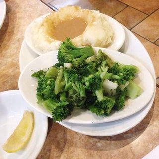 Broccoli & Mashed potato side(Brownstone Diner )
