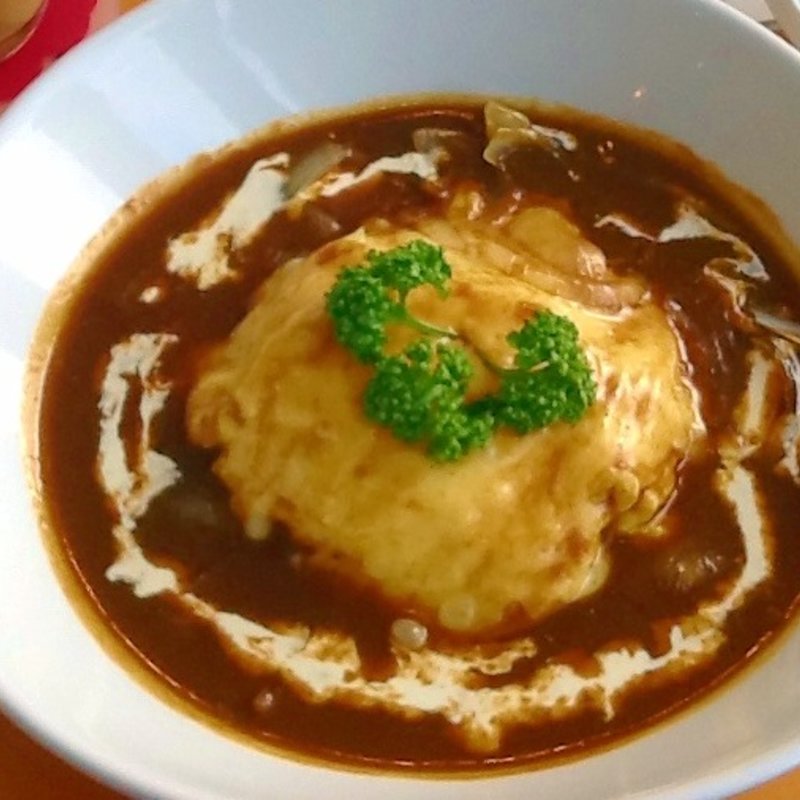 オムカレー(ホワイトベースカフェ （WHITE BASE CAFE）)