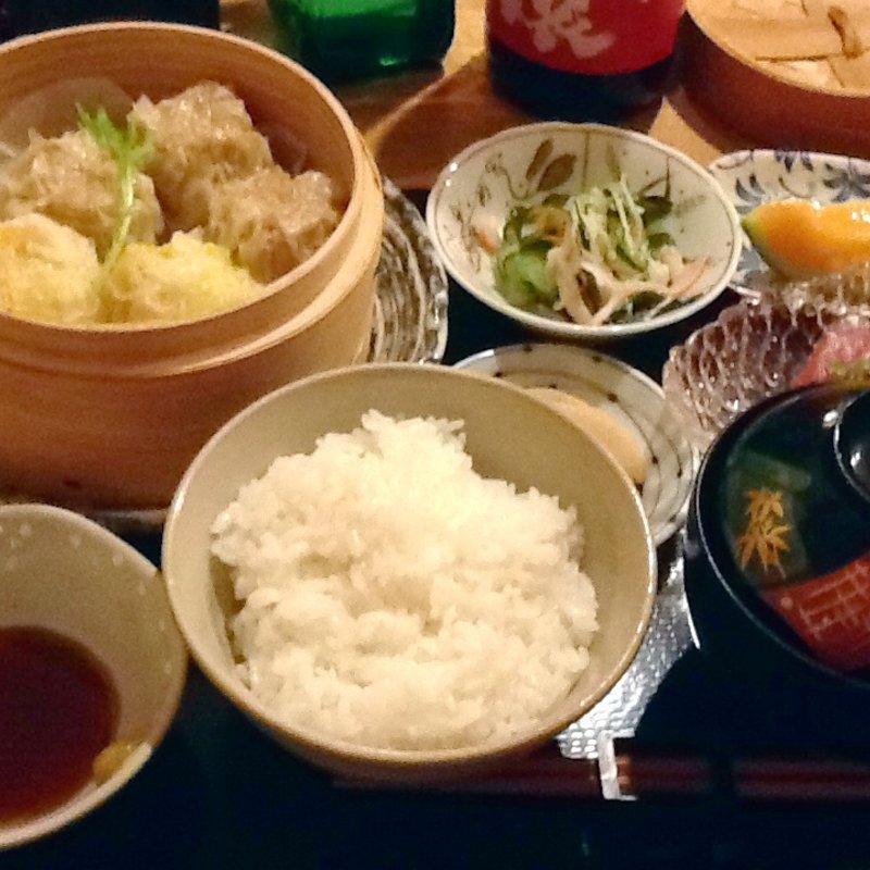 シュウマイ定食(食彩美酒やしま)
