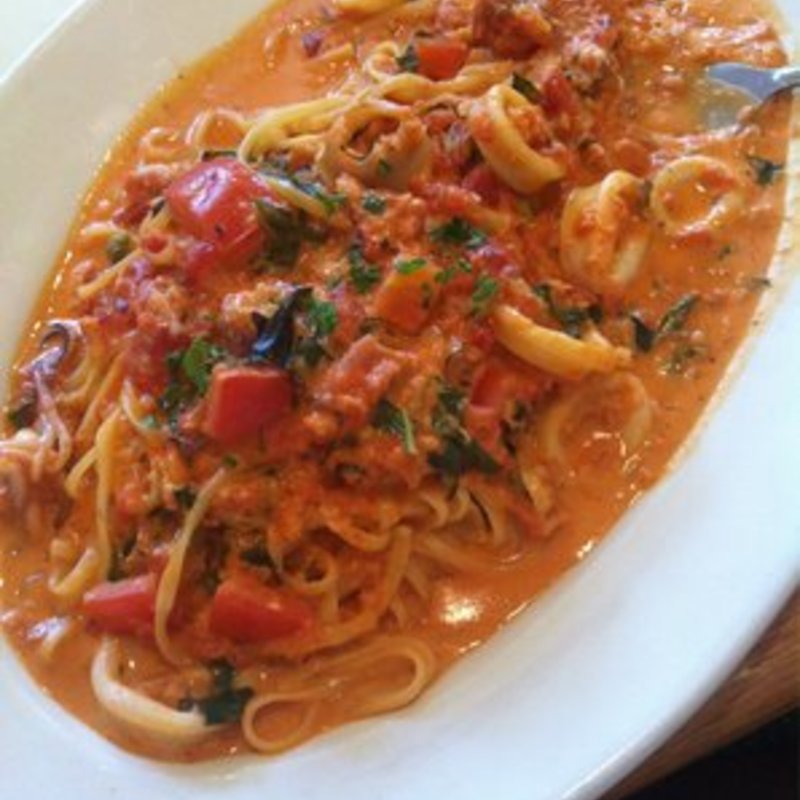 Calamari linguine(Bravo Restaurant)