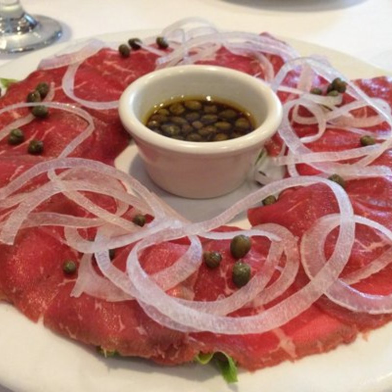 cold beef carpaccio(Paesano Ristorante)