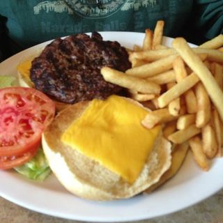 cheese burger(Brownstone Diner )
