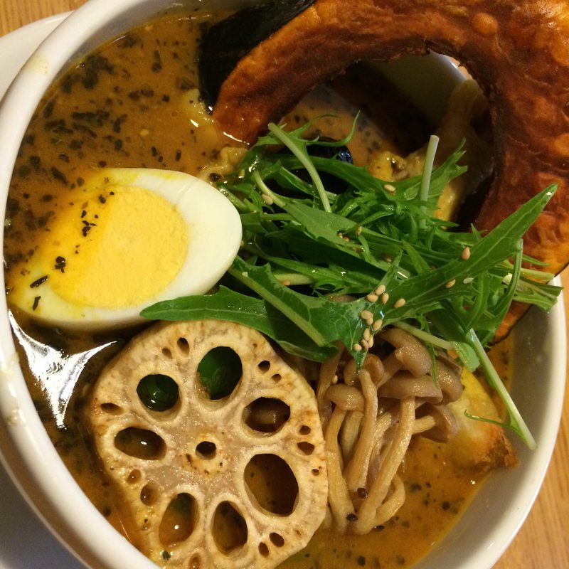 チキンベジタブルスープカレー(Yaaji21)