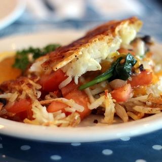 stuffed hash browns veggie omelet style(Moke’s Bread )