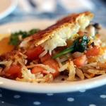 stuffed hash browns veggie omelet style