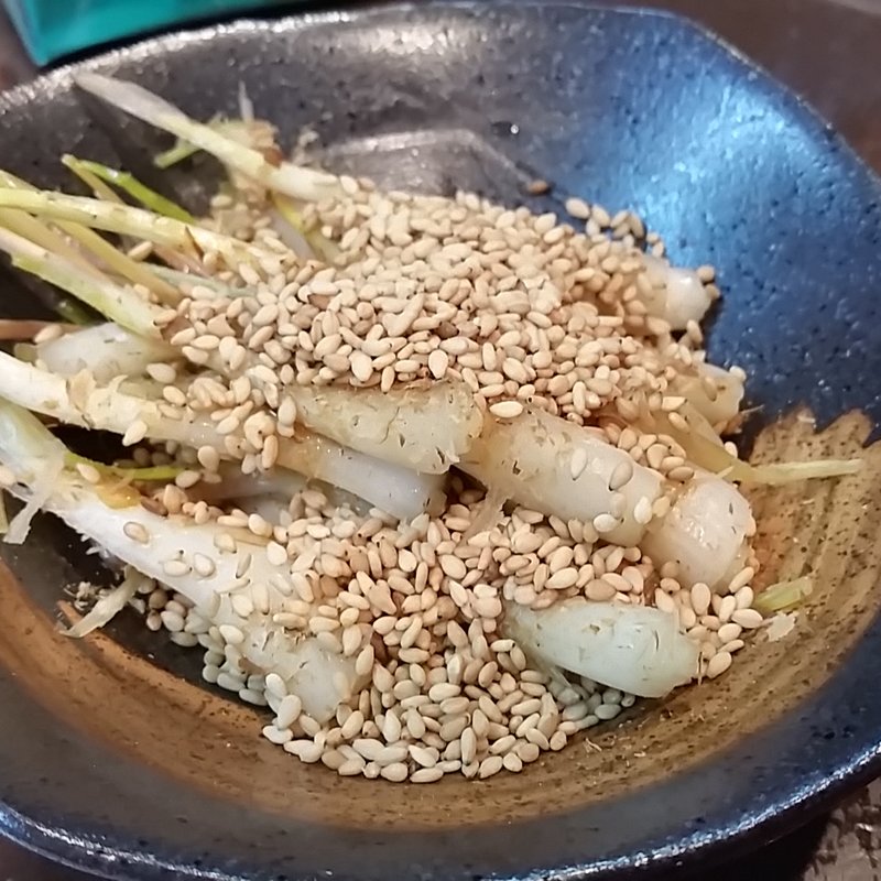 島らっきょの塩漬け(おさかなやたい まつり)