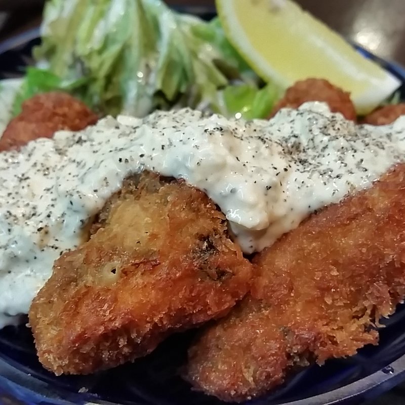 きれいな海のカキフライ(おさかなやたい まつり)