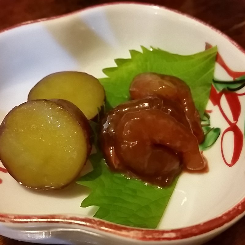 自家製甘エビの漬け小鉢(なんば よっちょれ 庄屋はん)