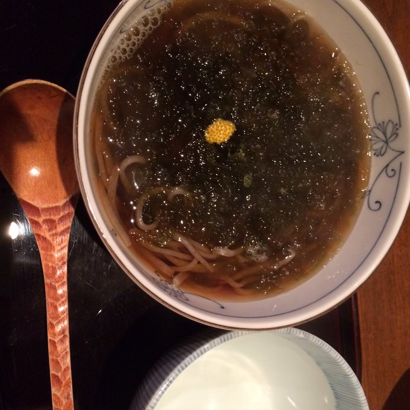 青さのりそば(手打蕎麦割烹 山せみ)