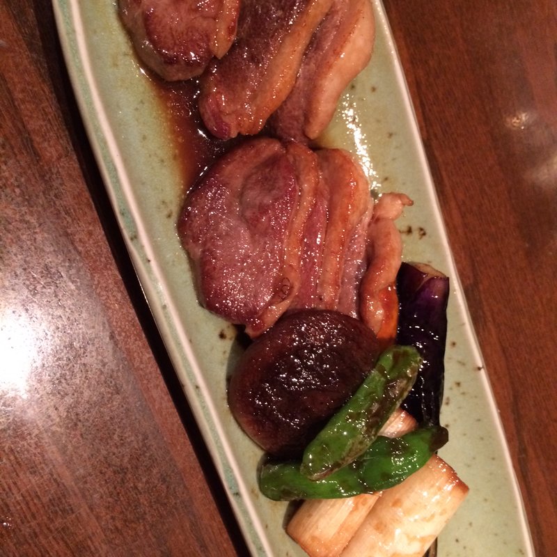 国産合鴨ロース焼き（タレ）(手打蕎麦割烹 山せみ)