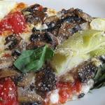 fungi + artichoke pizza