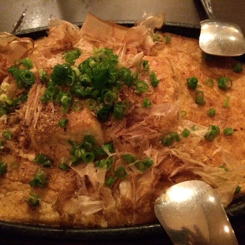 豆腐ステーキ(居酒屋えがお)