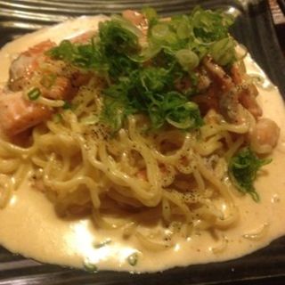 creamy salmon noodles(Oh! Taisho)