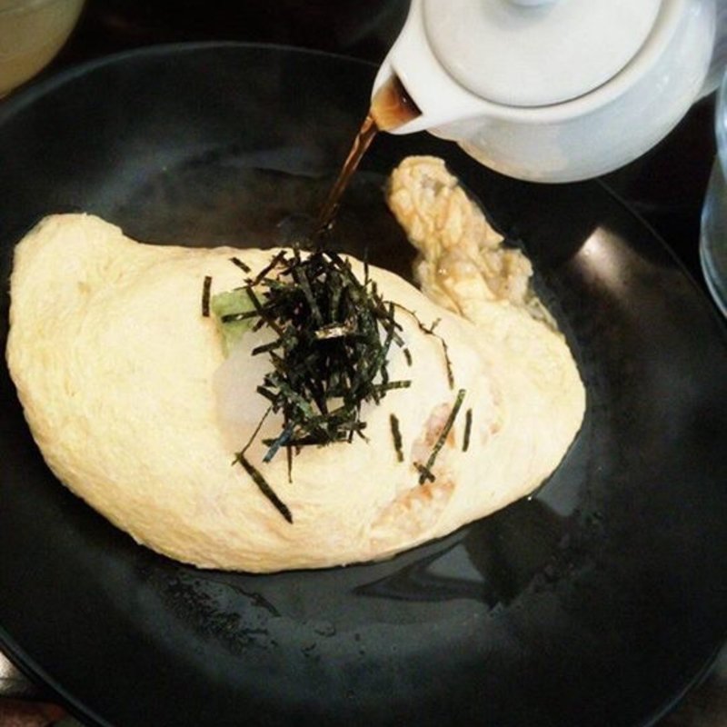 大根おろしのだし醤油オムライス(御馳走オムライス館 ネコ目)