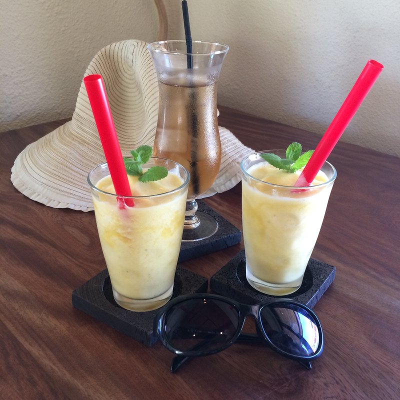生パインスムージー(ISLAND CAFE　ちろりん村)