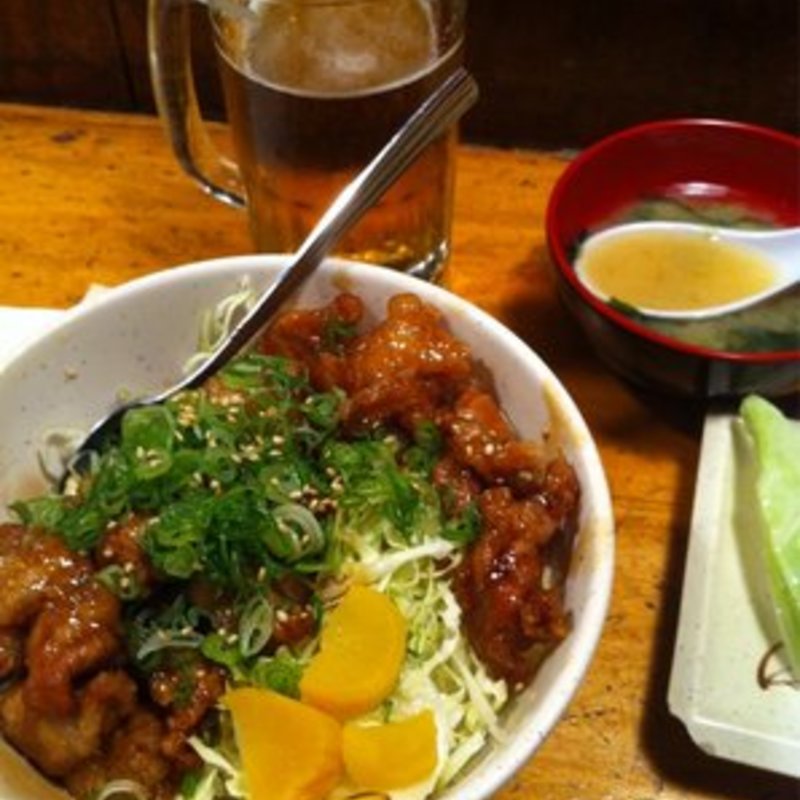 Sweet and sour pork belly over rice(Oh! Taisho)