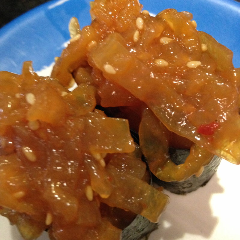 nigiri jelly fish(SUSHIMI)