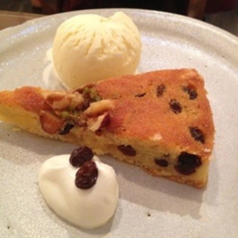 バナナとクルミのタルト(cafe marble仏光寺店 （カフェマーブル）)