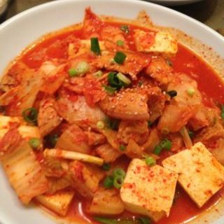 Kimchi + pork belly(So Gong Dong)