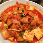 Kimchi + pork belly