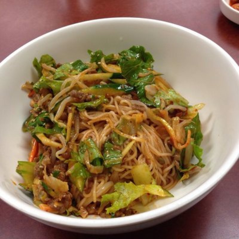 Lightly mixed bi bim kook soo(Arirang Bar-B-Q)