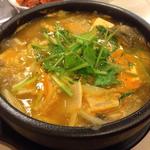 Spicy butterfish soup