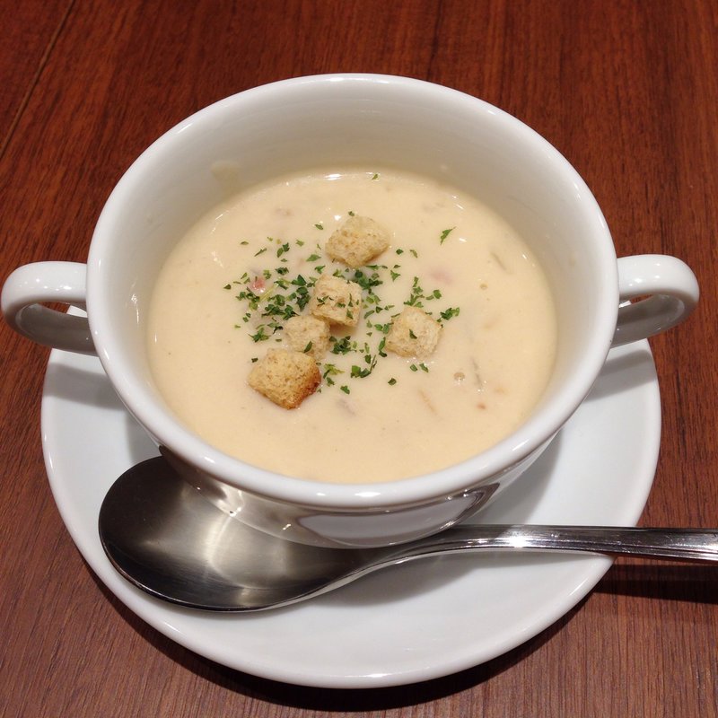 クラムチャウダー(Island Burgers )