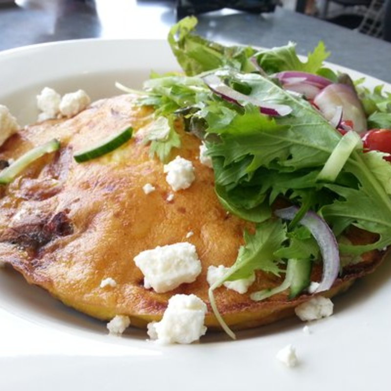Frittata with salad(Fresh Cafe)