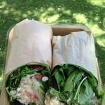 Greek salad wrap