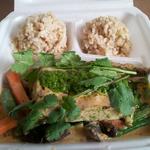 Tofu in Thai coconut curry(Cafe Blue)