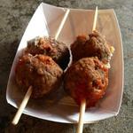 Meatball skewers