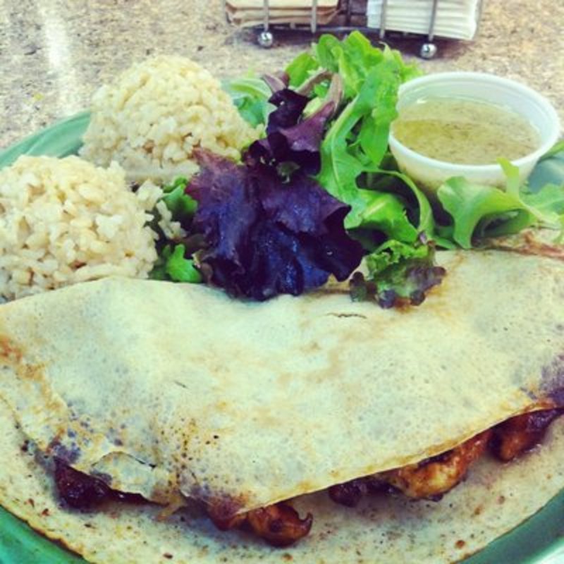 BBQ chicken crepe(Mocha Java Café)