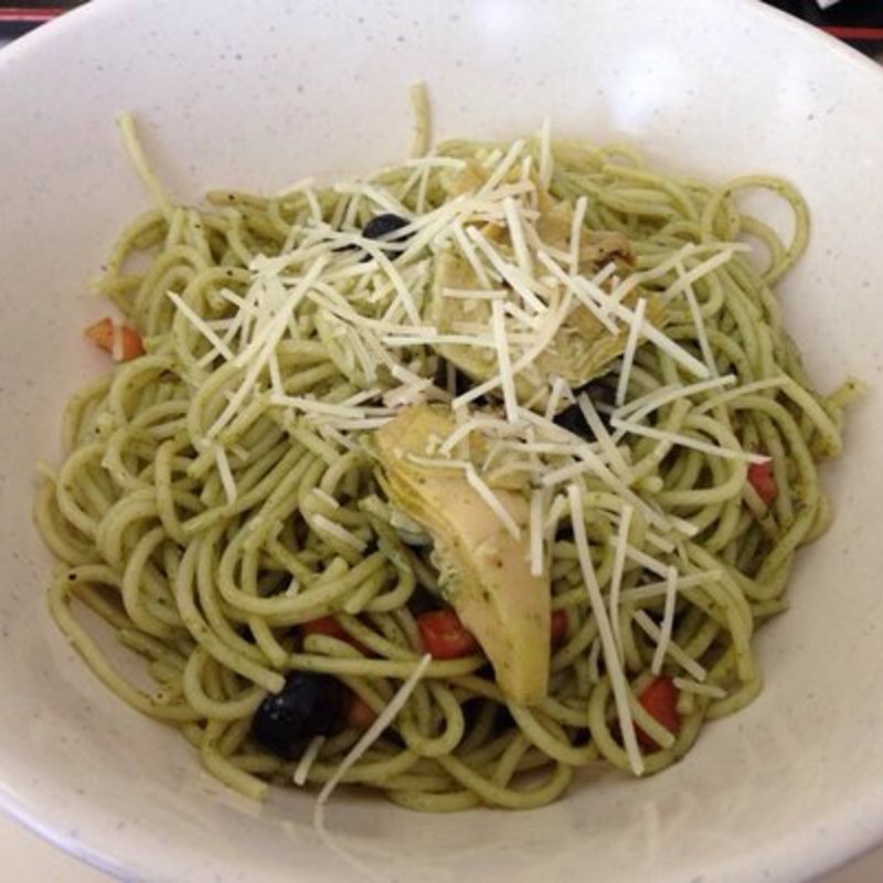 Basil pesto tastes (Bishop Street Cafe)