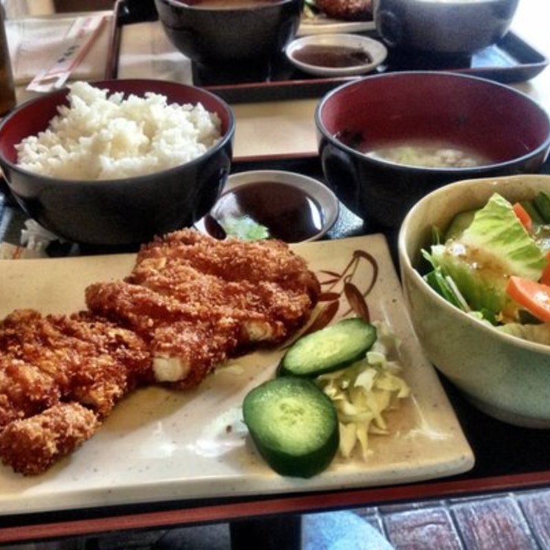 Chicken Katsu Teishoku(Bishop Street Cafe)