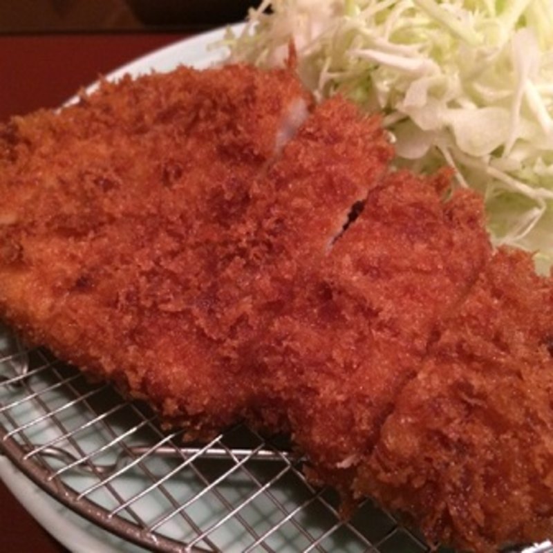 ロースカツ定食(ごますりとんかつ　とんき)