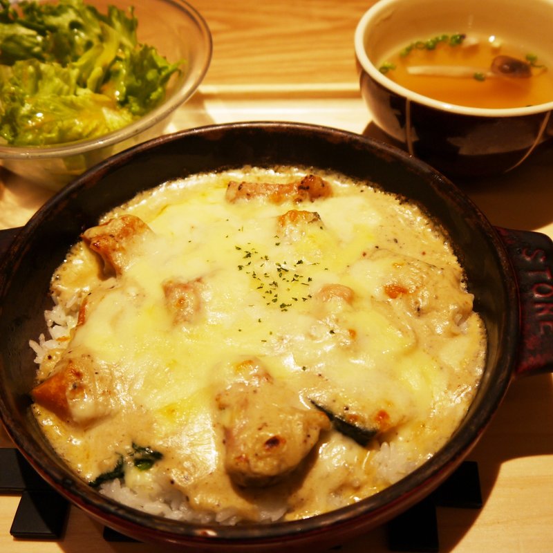 焼きカルボドリア　ランチ(マルモキッチン 京都ポルタ店 )