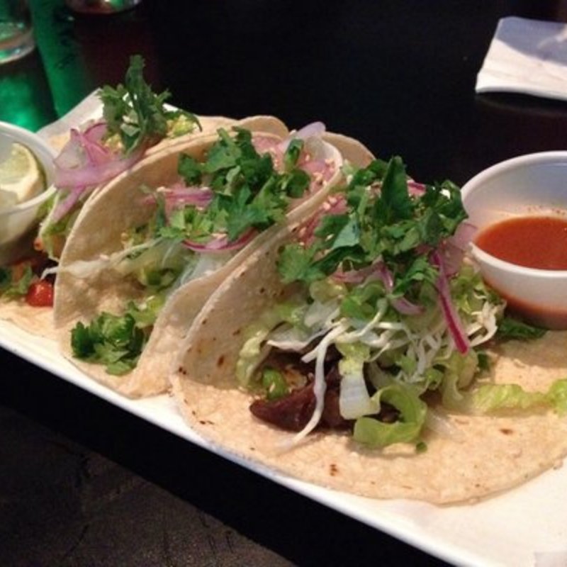 Kalbi tacos(Cafe  Duck  Butt)