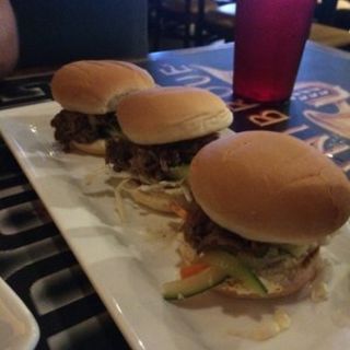 Caribbean pork sliders(REAL a Gastropub)